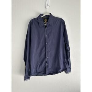 Scotch Soda men’s blue Button Up dress shirt Signature Series number 217 Size L